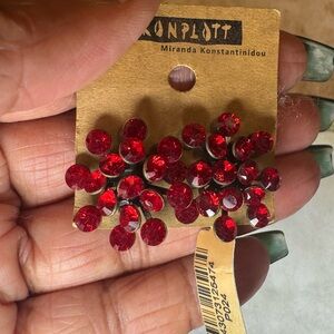 Konplott Red Magic Fireball Earrings